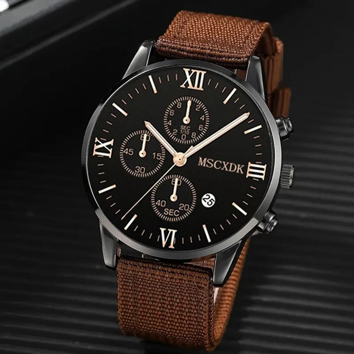 Business men's watch and accessories, casual fashion