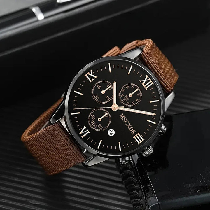 Business men's watch and accessories, casual fashion